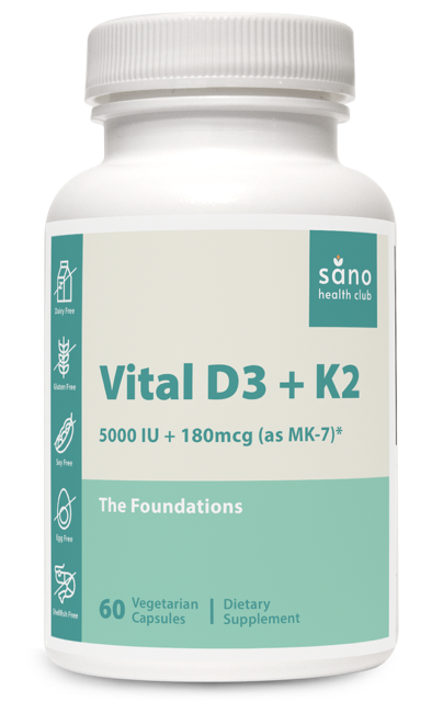 *Vital D3 + K2 60caps